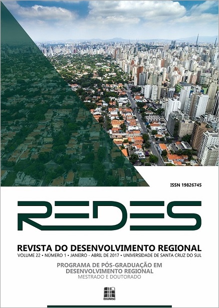 					Visualizar v. 22 n. 1 (2017): Desenvolvimento Urbano e Regional: Processos, Políticas e Transformações Territoriais
				