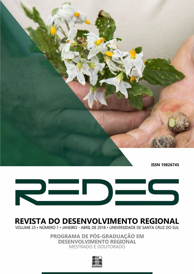 					Visualizar v. 23 n. 1 (2018): Desenvolvimento Rural no contexto do Desenvolvimento Regional: avanços e retrocessos no Brasil recente
				