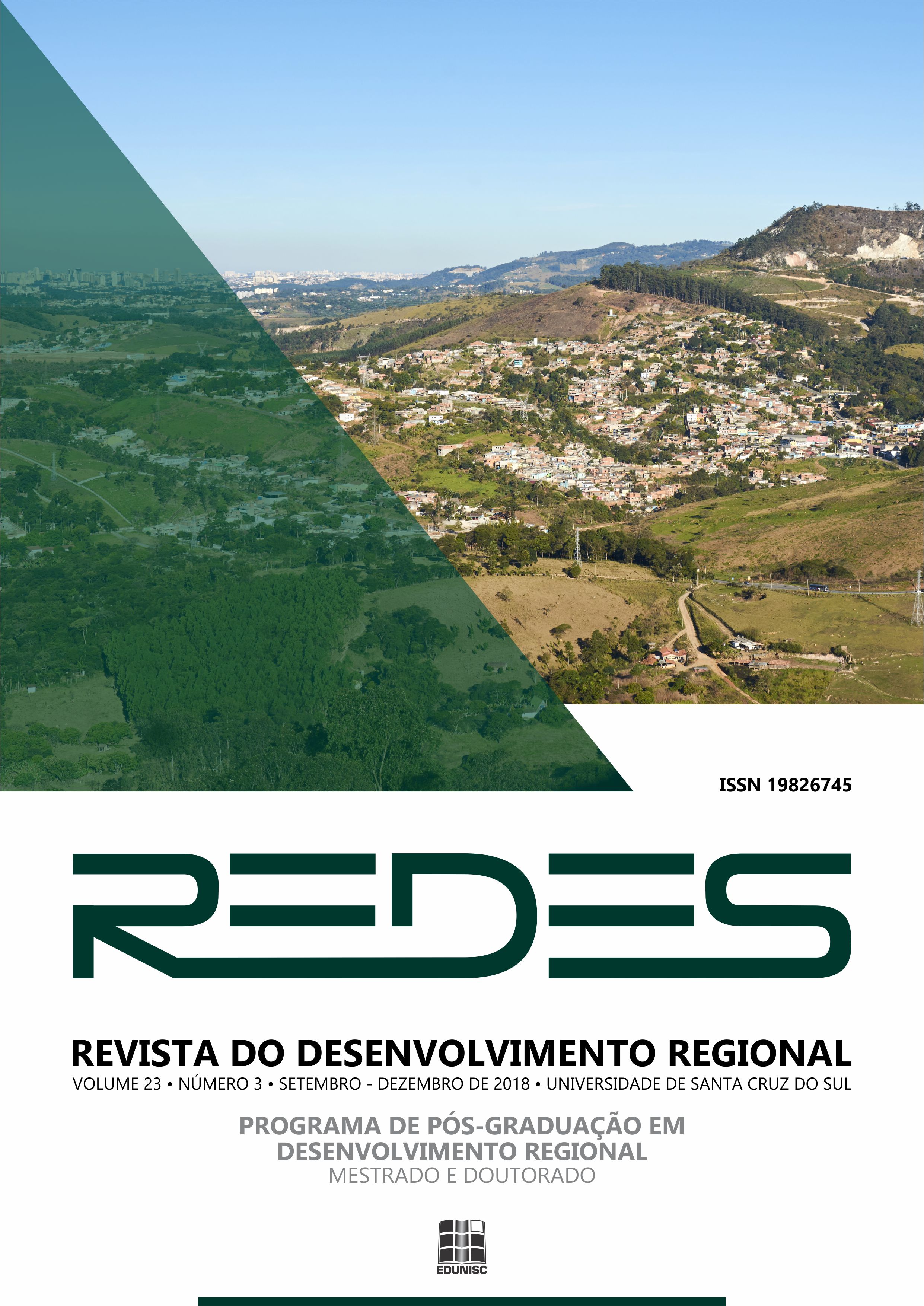 					Visualizar v. 23 n. 3 (2018): Cooperação Territorial e Desenvolvimento Regional: Arenas Politicas, Tipologias Institucionais, Processos de Cooperação
				