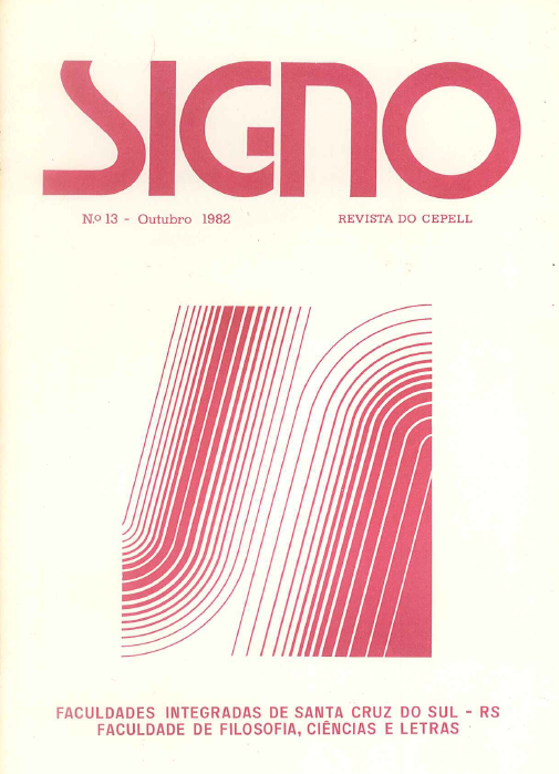 					Visualizar v. 8 n. 13 (1982)
				